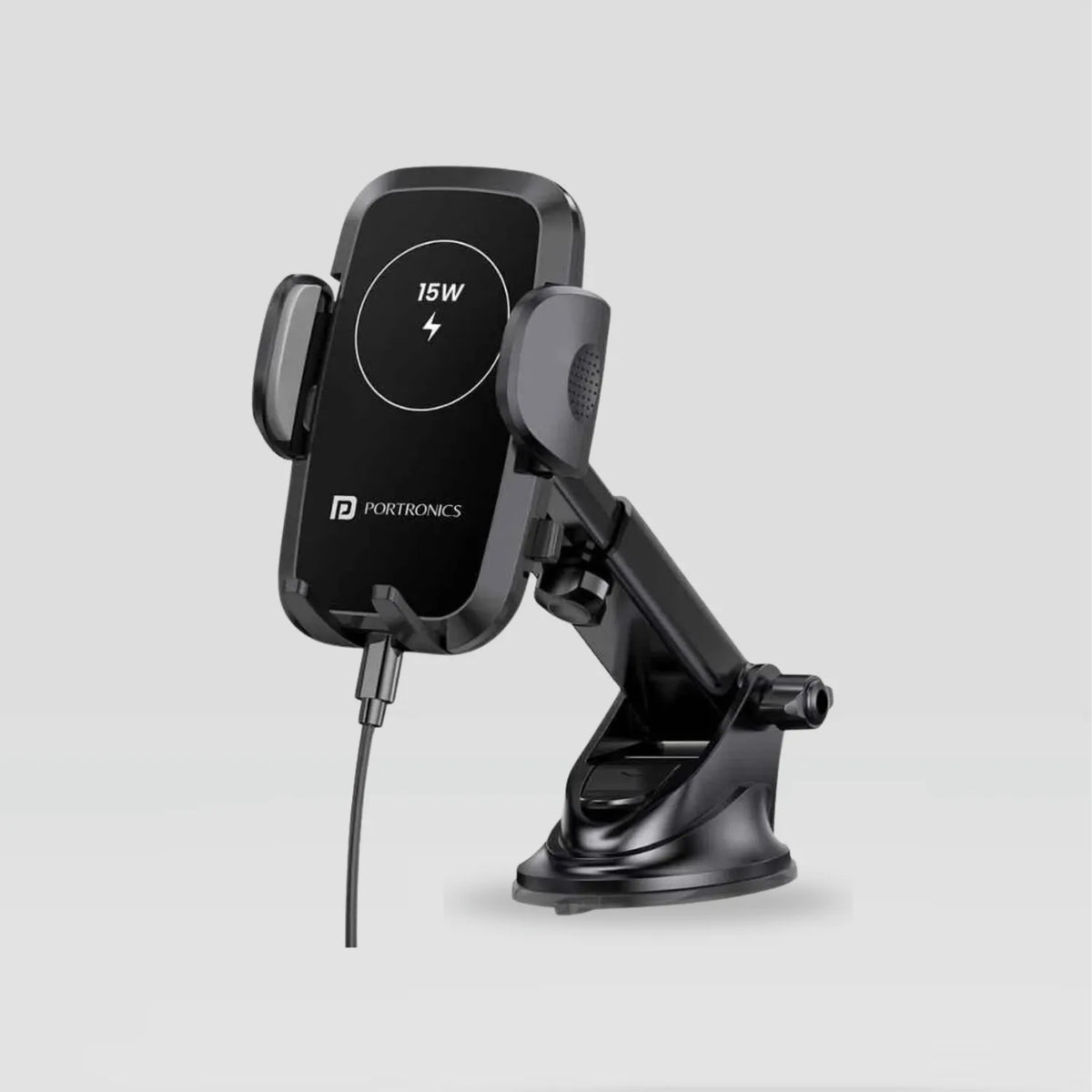 Portronics Charge Clamp 2 Wireless Car Charger