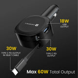 Portronics Car Power Flexo Charger