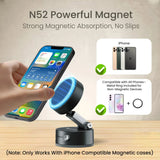 Portronics Hold X Magnetic Mobile Holder with Vaccum Hold