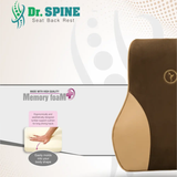 Topgear Dr.Spine Memory Foam Seat Back Rest - Nutmeg