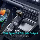 Portronics Car Power Retracto Charger