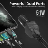 Portronics Car Power 6 Charger