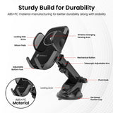 Portronics Charge Clamp 2 Wireless Car Charger