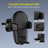 Portronics Clamp Z Car Phone Holder