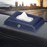 Topgear Premium Leather Tissue Holder - Blue
