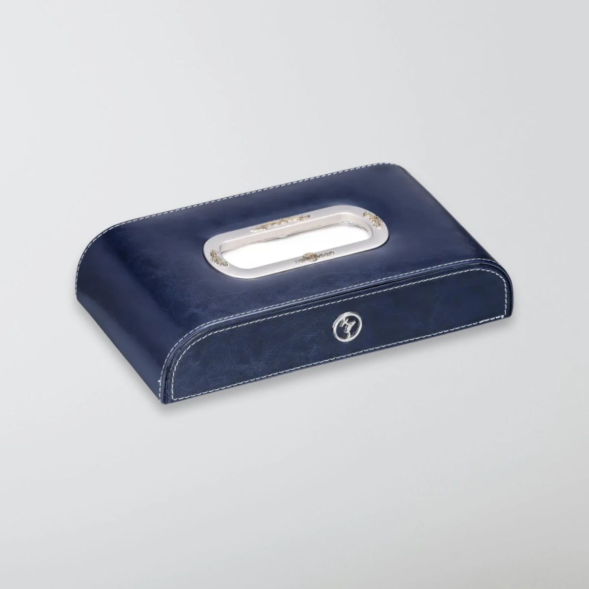 Topgear Premium Leather Tissue Holder - Blue