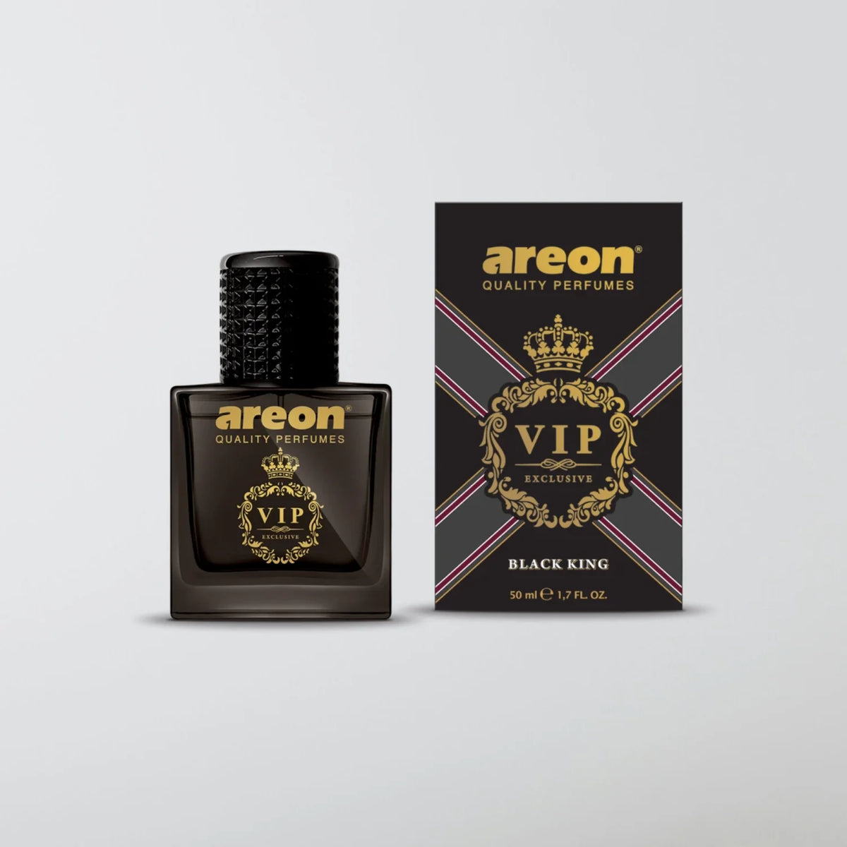 Areon 50ml VIP Glass Spray Perfume (Black King)