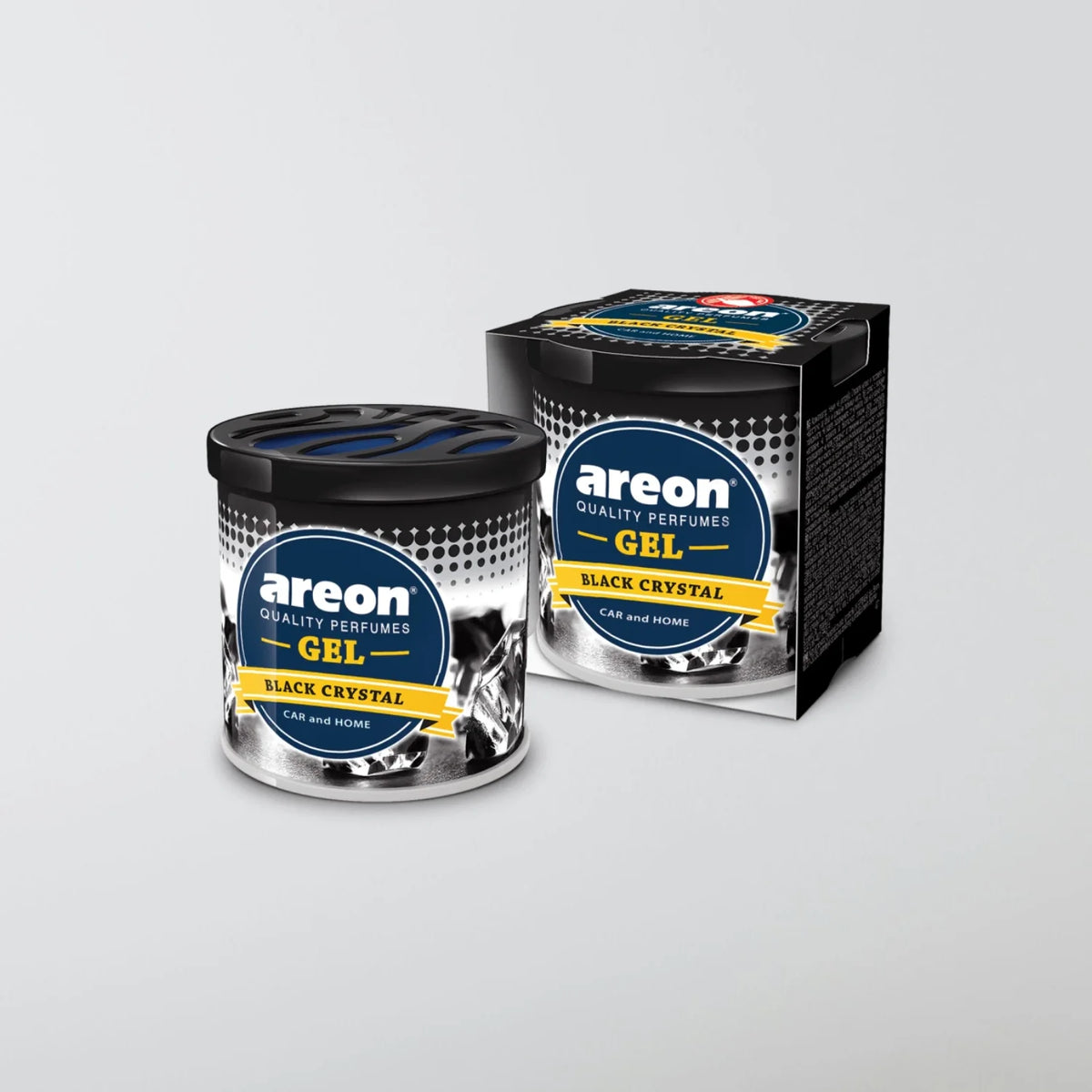 Areon Gel Can Dashboard Perfume (Black Crystal)