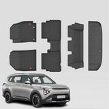 GFX Kia Carens Clavis Floor Mats with Boot Mat