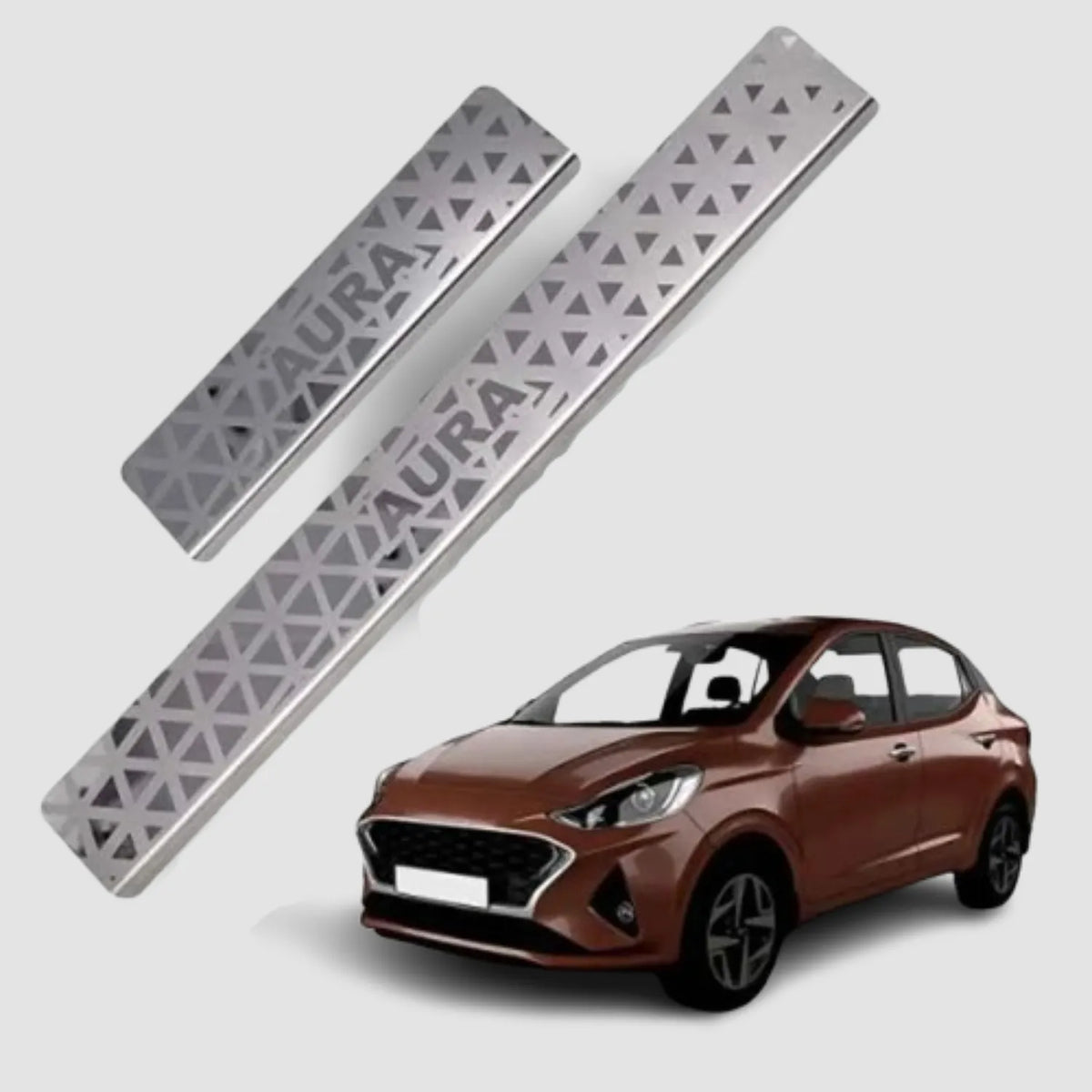Galio Hyundai Aura Stainless Steel Sill Guard