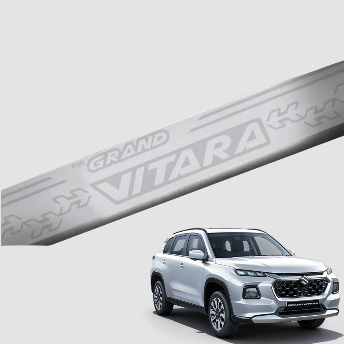 Galio Maruti Suzuki Grand Vitara Stainless Steel Sill Guard