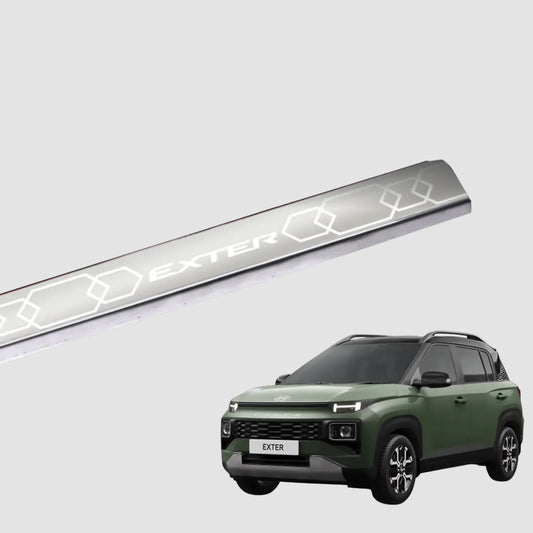 Galio Hyundai Exter Stainless Steel Sill Guard
