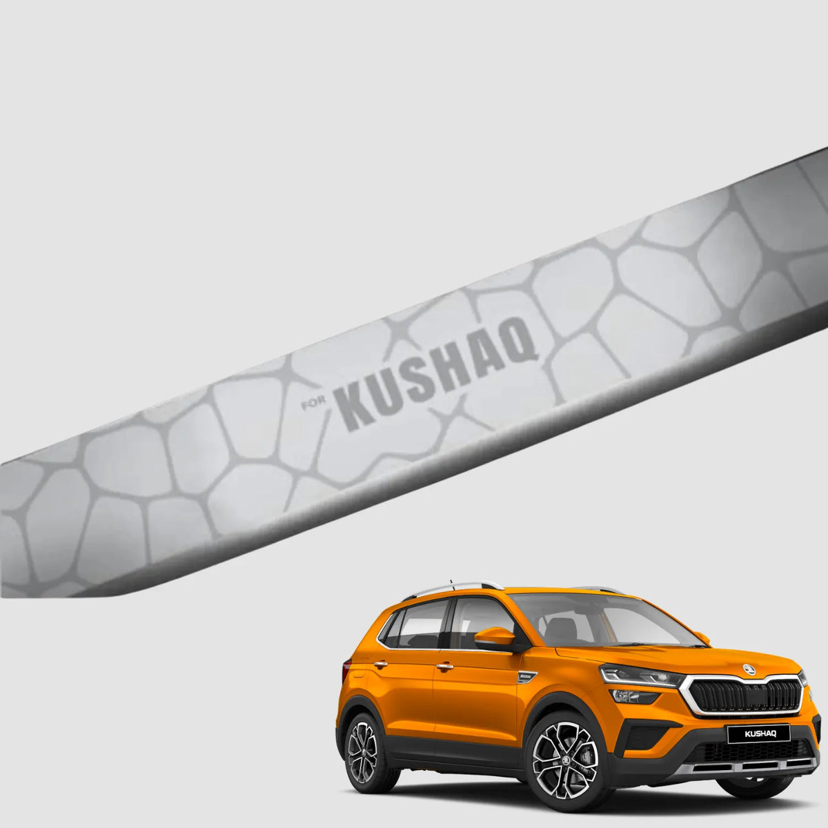 Galio Skoda Kushaq Stainless Steel Sill Guard