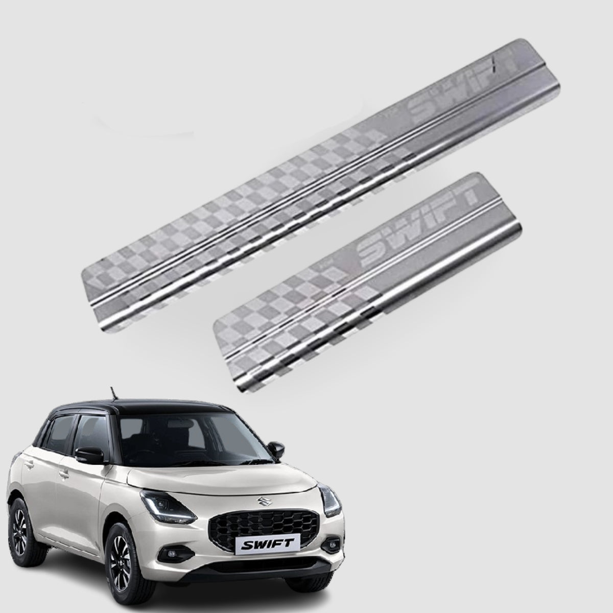 Galio Maruti Suzuki Swift Stainless Steel Sill Guard