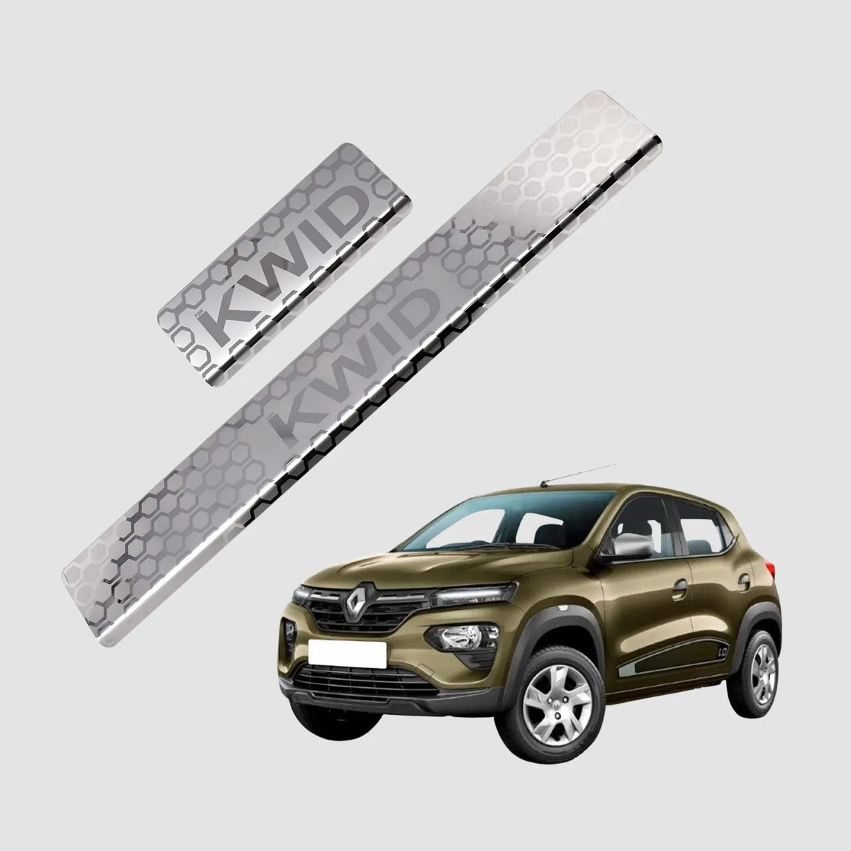 Galio Renault Kwid Stainless Steel Sill Guard