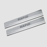 Galio Skoda Rapid Stainless Steel Sill Guard