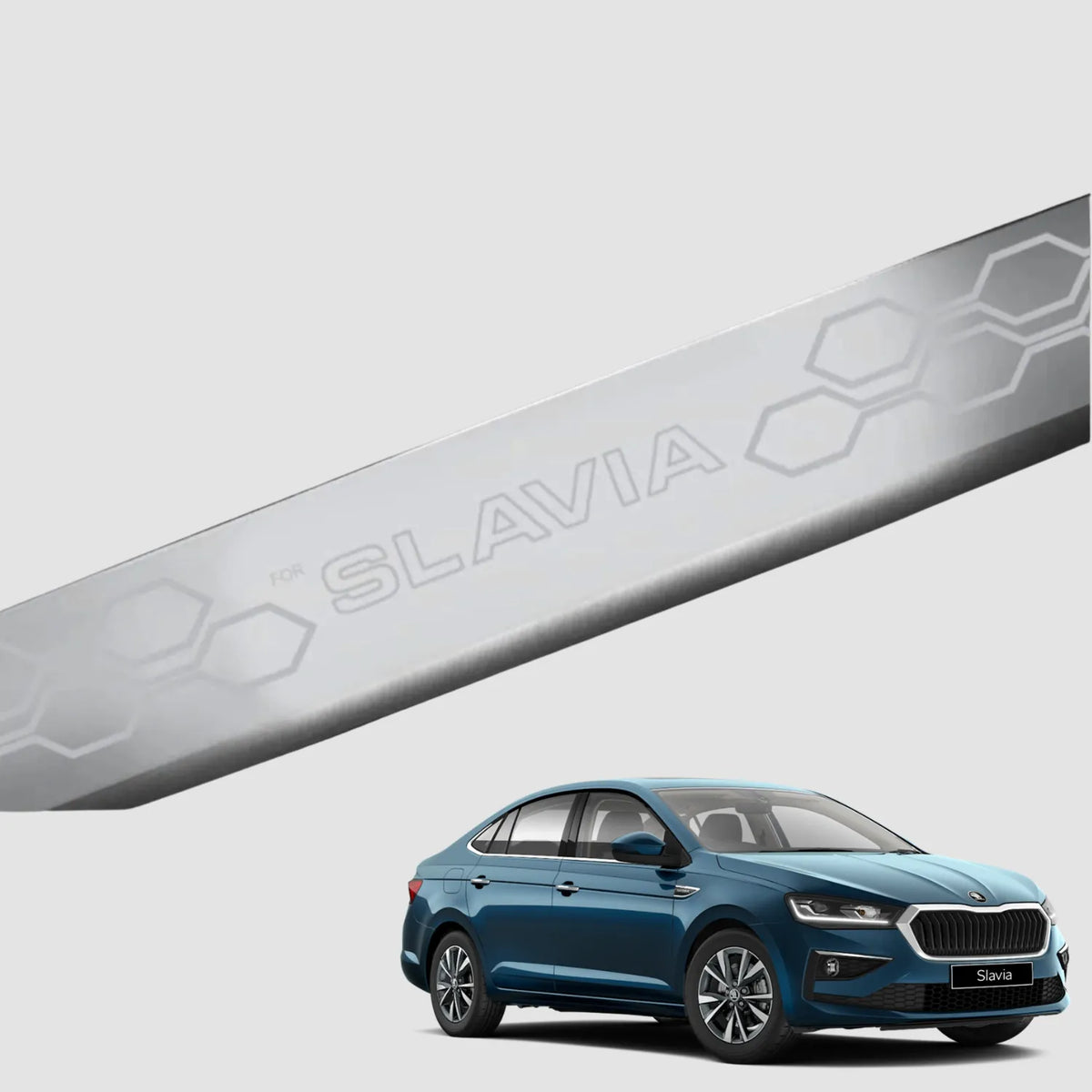 Galio Skoda Slavia Stainless Steel Sill Guard
