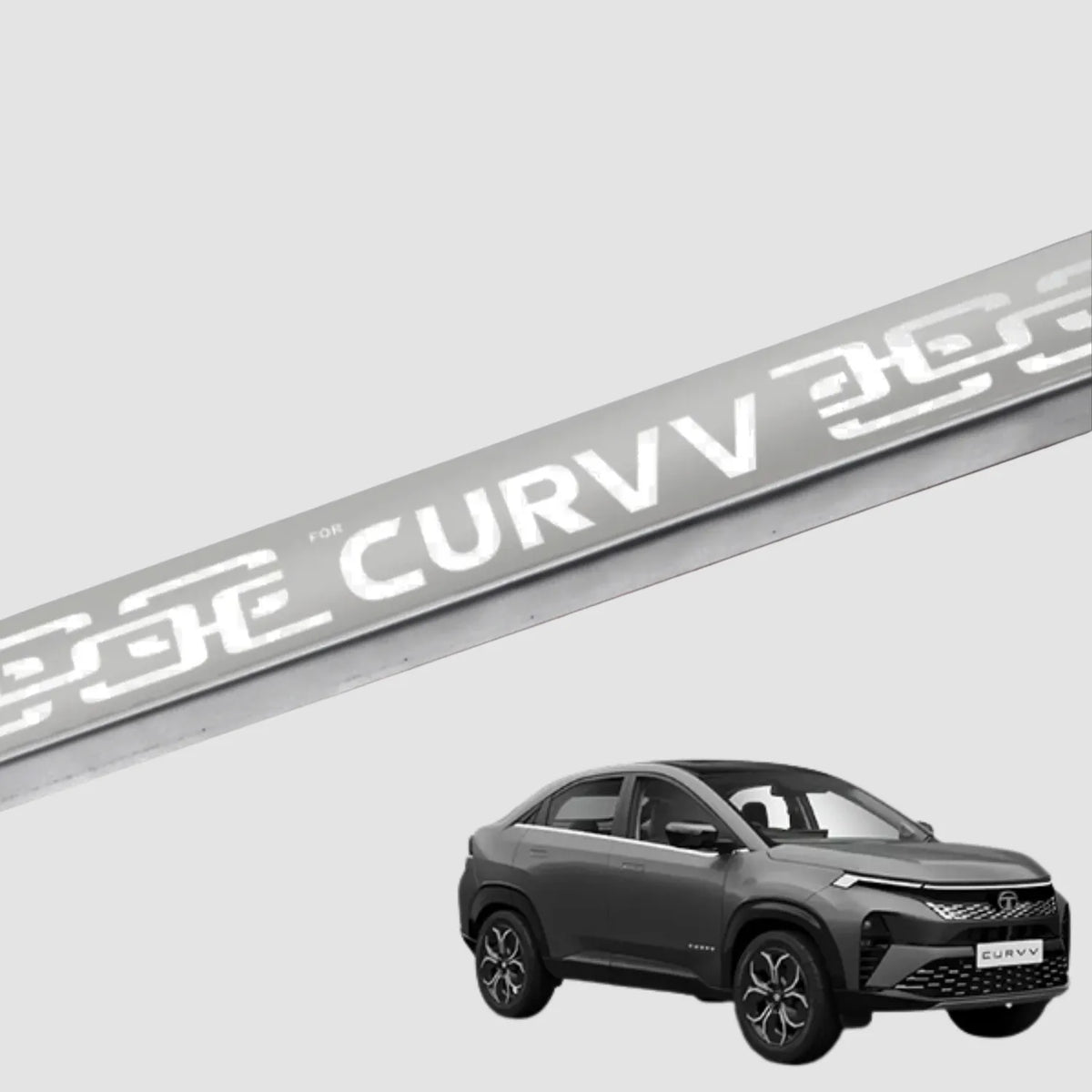 Galio Tata Curvv Stainless Steel Sill Guard