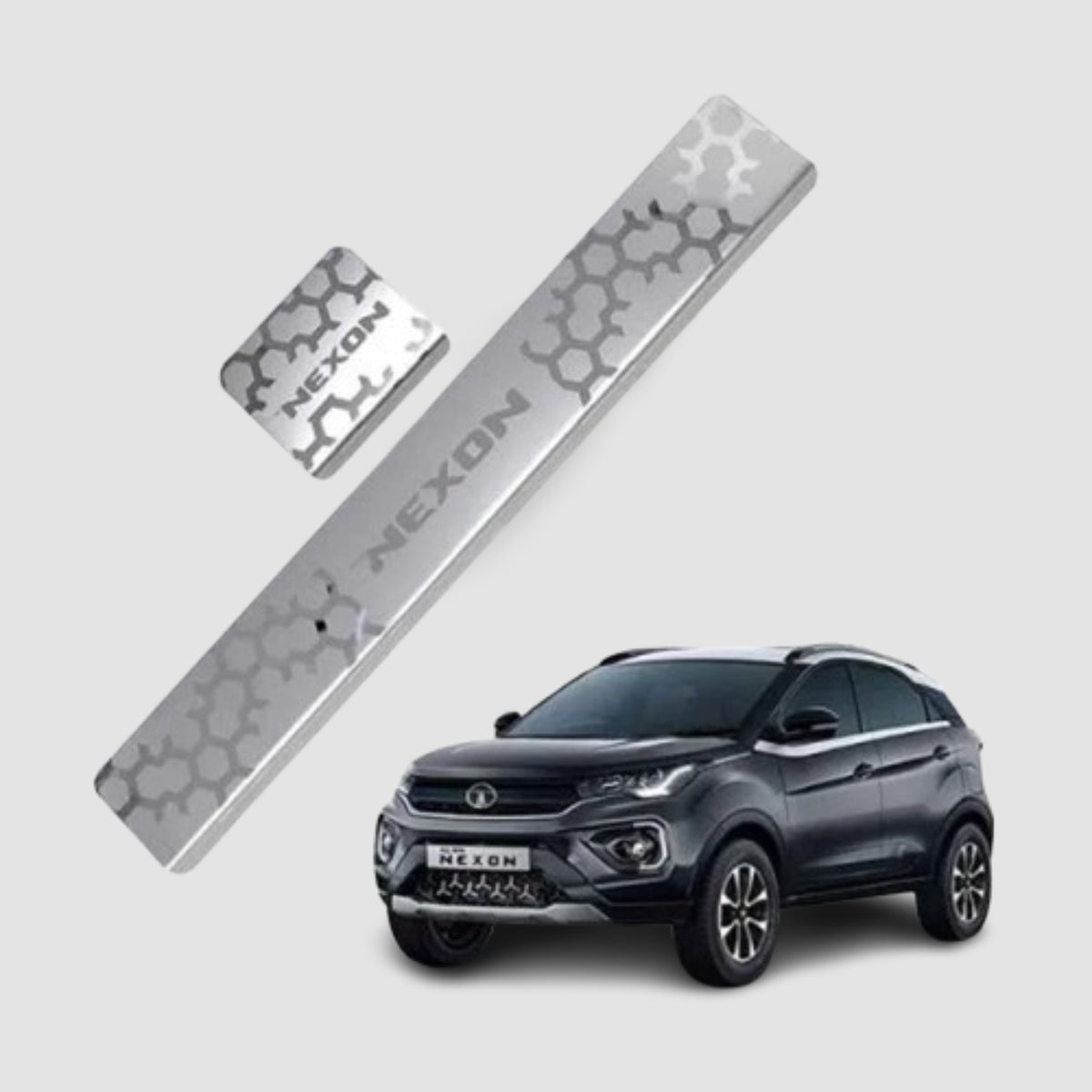 Galio Tata Nexon Stainless Steel Sill Guard