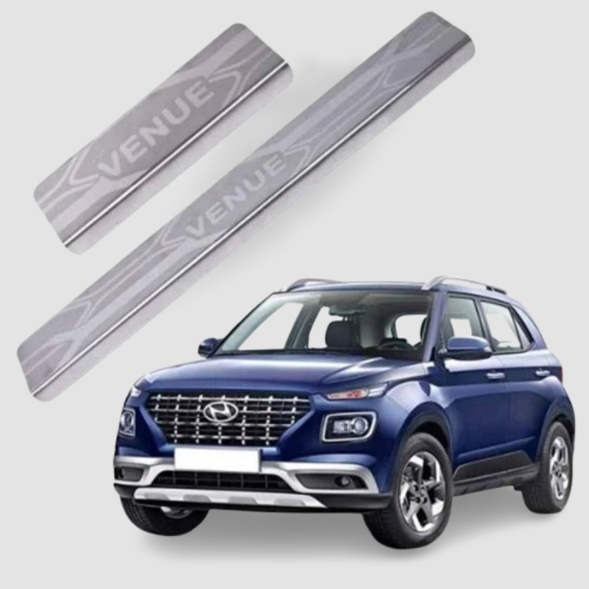 Galio Hyundai Venue Stainless Steel Sill Guard