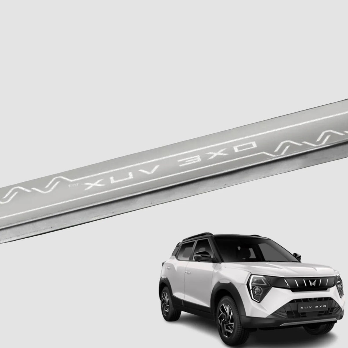 Galio Mahindra XUV 3XO Stainless Steel Sill Guard