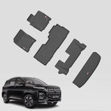 GFX MG Hector Plus 7 Seater Floor Mats with Boot Mat