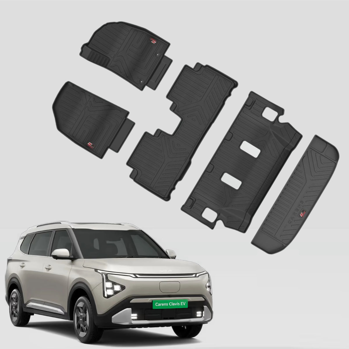 GFX Kia Carens Clavis EV Floor Mats with Boot Mat