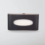 GFX Leatherette Tissue Box - Beige & Brown