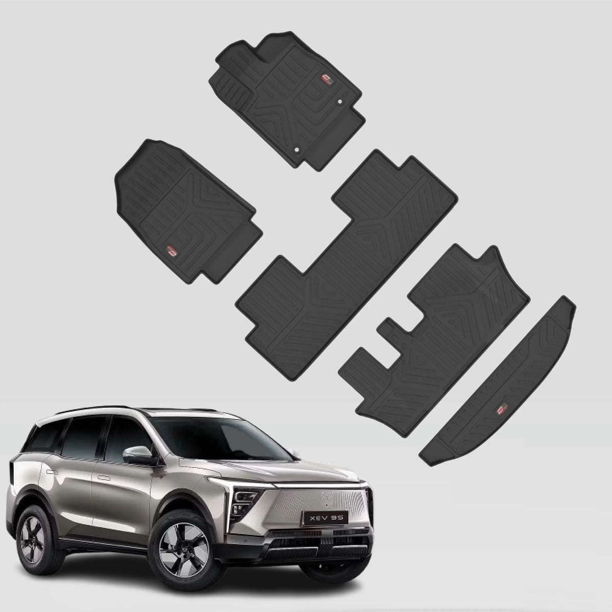 GFX Mahindra XEV 9S Floor Mats with Boot Mat