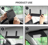 Involve Car Visor Leather Tissue Holder - Black