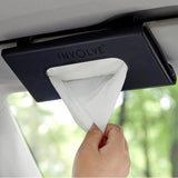 Involve Car Visor Leather Tissue Holder - Black