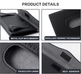 Involve Car Visor Leather Tissue Holder - Black