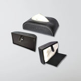 Involve Luxury Art Leather Tissue Box - Midnight Black