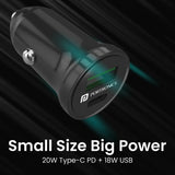 Portronics Car Power Mini Charger